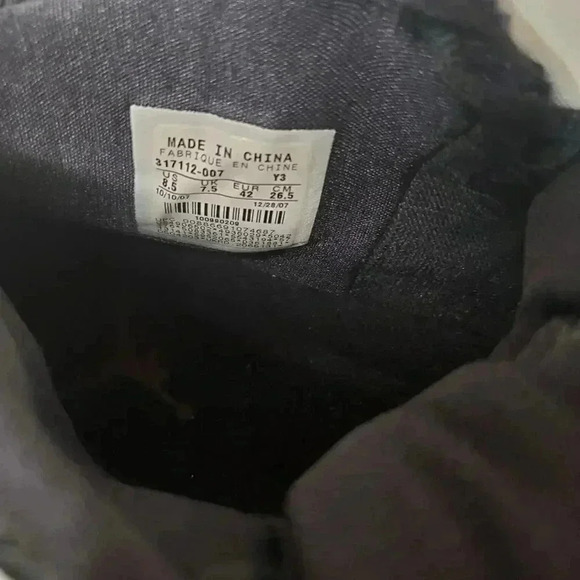 007 AIR JORDAN 15 RETRO SE 'BLACK METALLIC SILVER' MEN size 8.5 - Picture 10 of 10